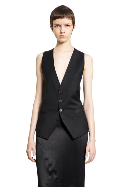 Antonioli ANN DEMEULEMEESTER WOMAN BLACK VESTS Solo un giorno rimasto