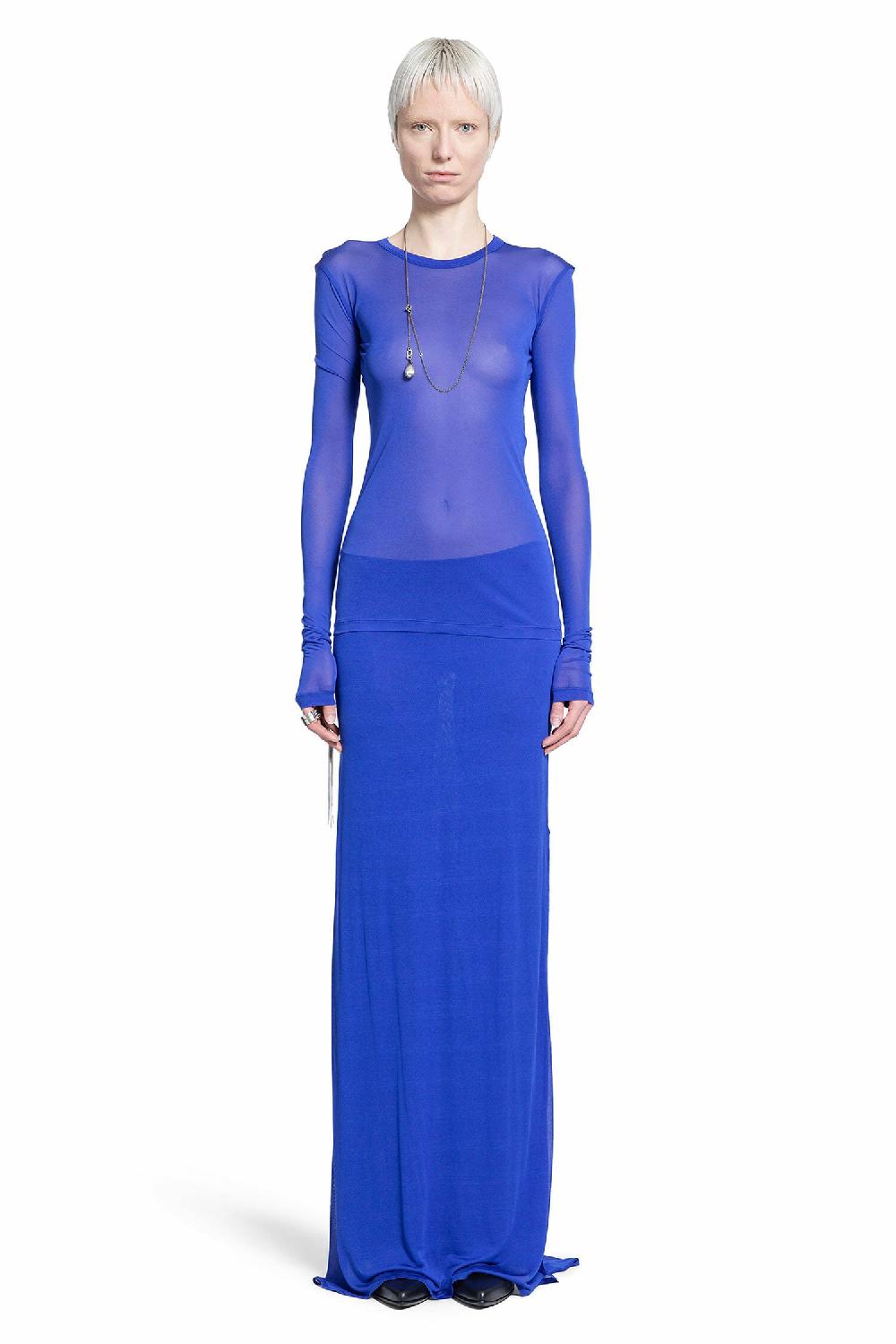 Antonioli ANN DEMEULEMEESTER WOMAN BLUE SKIRTS Enormi sconti