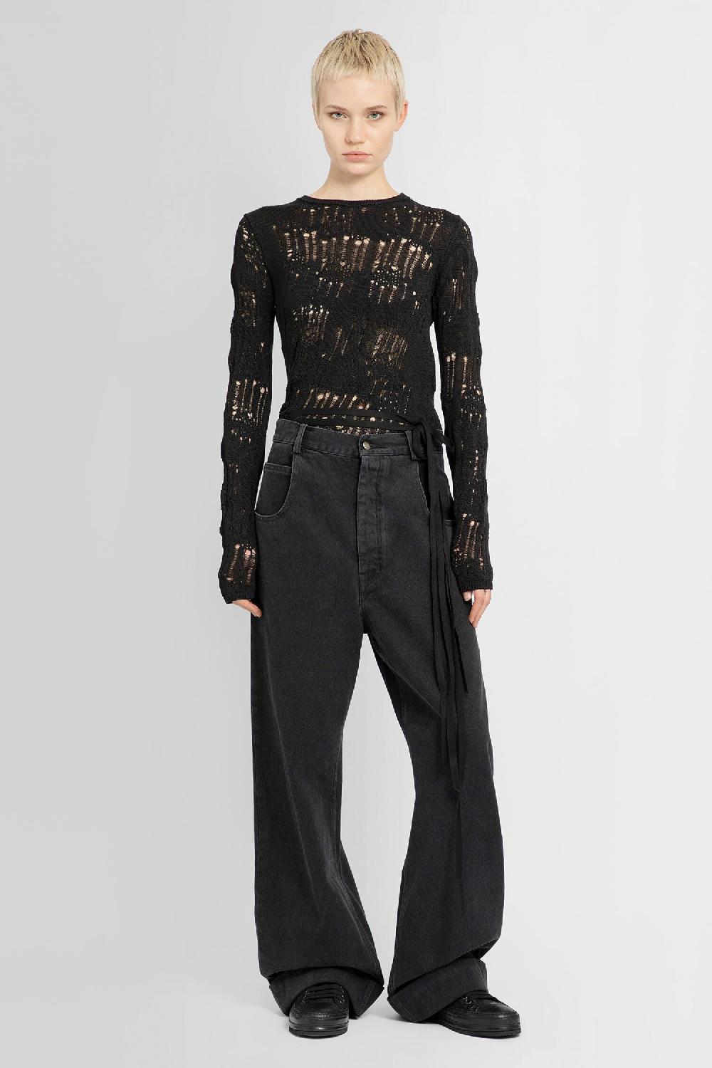Antonioli ANN DEMEULEMEESTER WOMAN GREY JEANS Limitato a 3 giorni