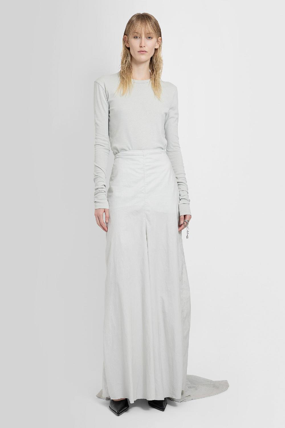 Antonioli ANN DEMEULEMEESTER WOMAN GREY SKIRTS In vendita