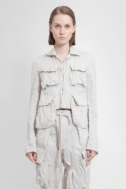Antonioli ANN DEMEULEMEESTER WOMAN OFF-WHITE JACKETS 50% di sconto per tempo limitato