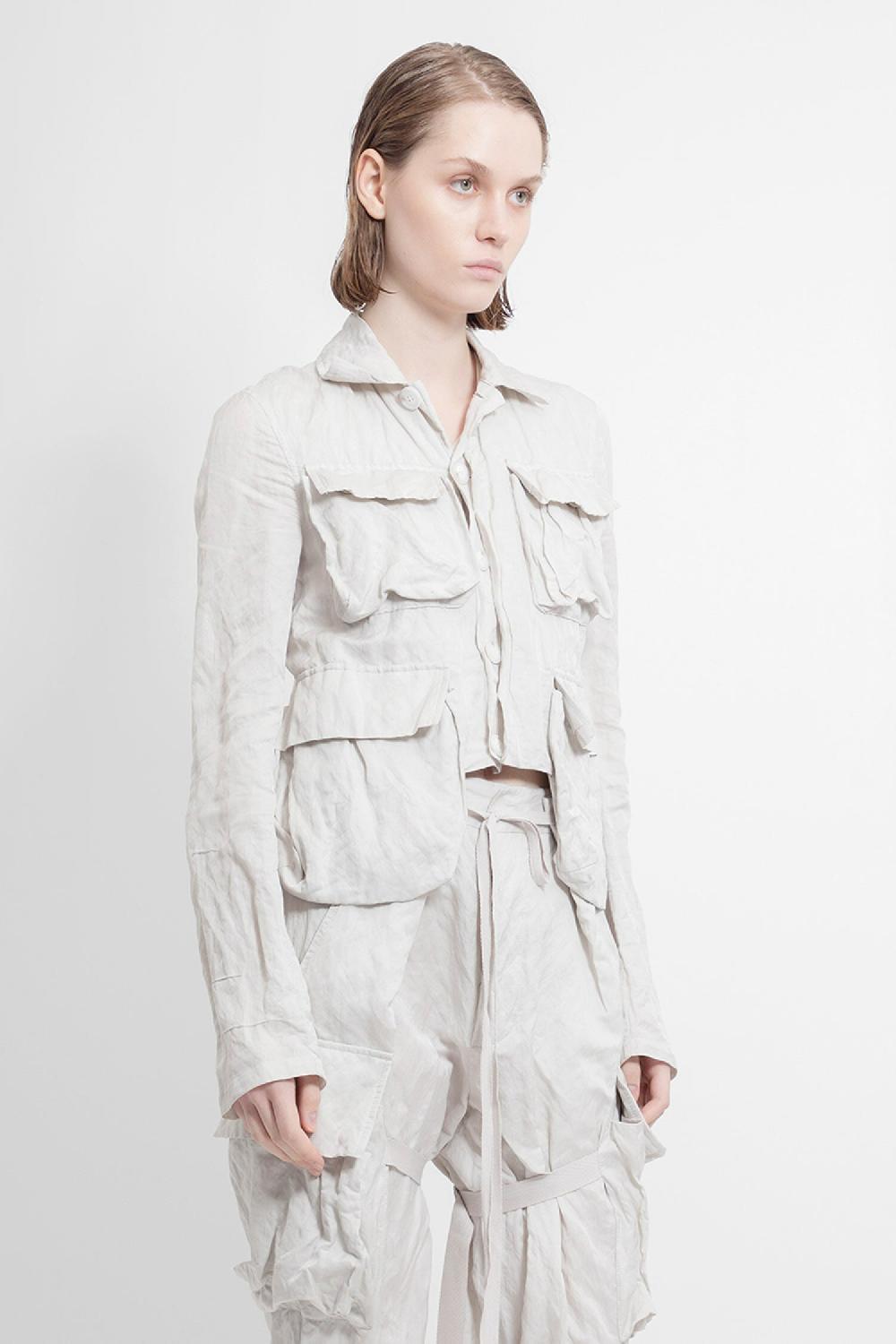 Antonioli ANN DEMEULEMEESTER WOMAN OFF-WHITE JACKETS 50% di sconto per tempo limitato