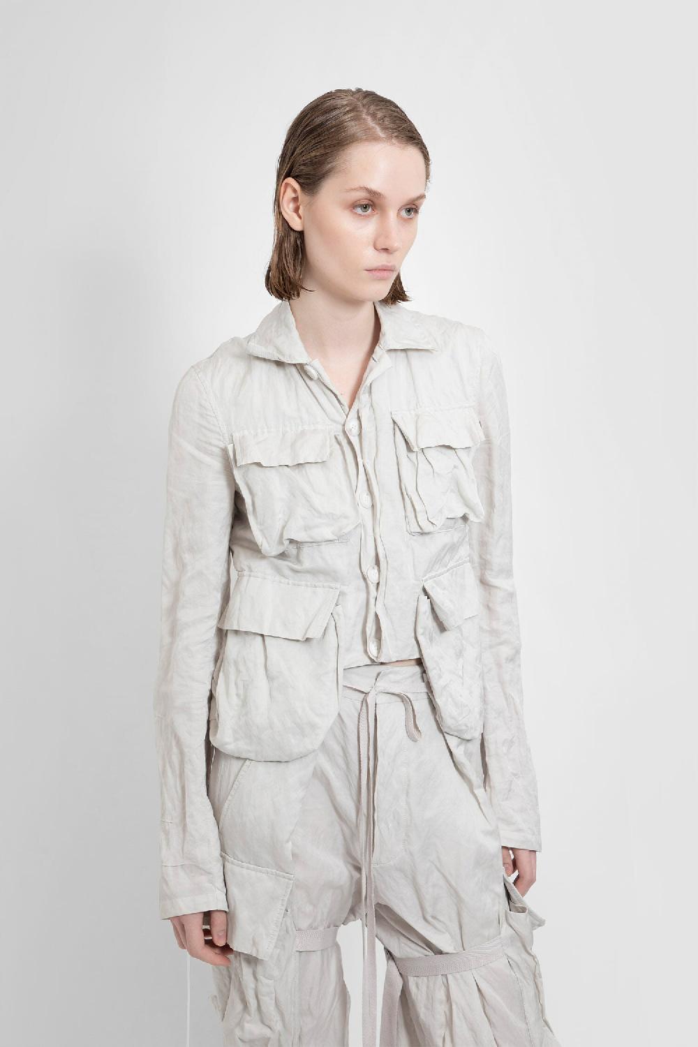 Antonioli ANN DEMEULEMEESTER WOMAN OFF-WHITE JACKETS 50% di sconto per tempo limitato