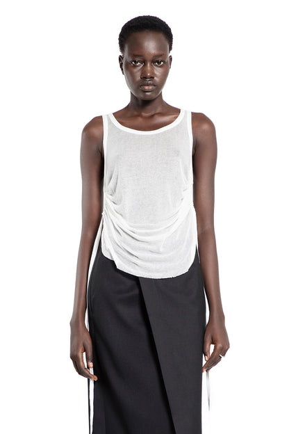Antonioli ANN DEMEULEMEESTER WOMAN OFF-WHITE T-SHIRTS & TANK TOPS 2025
