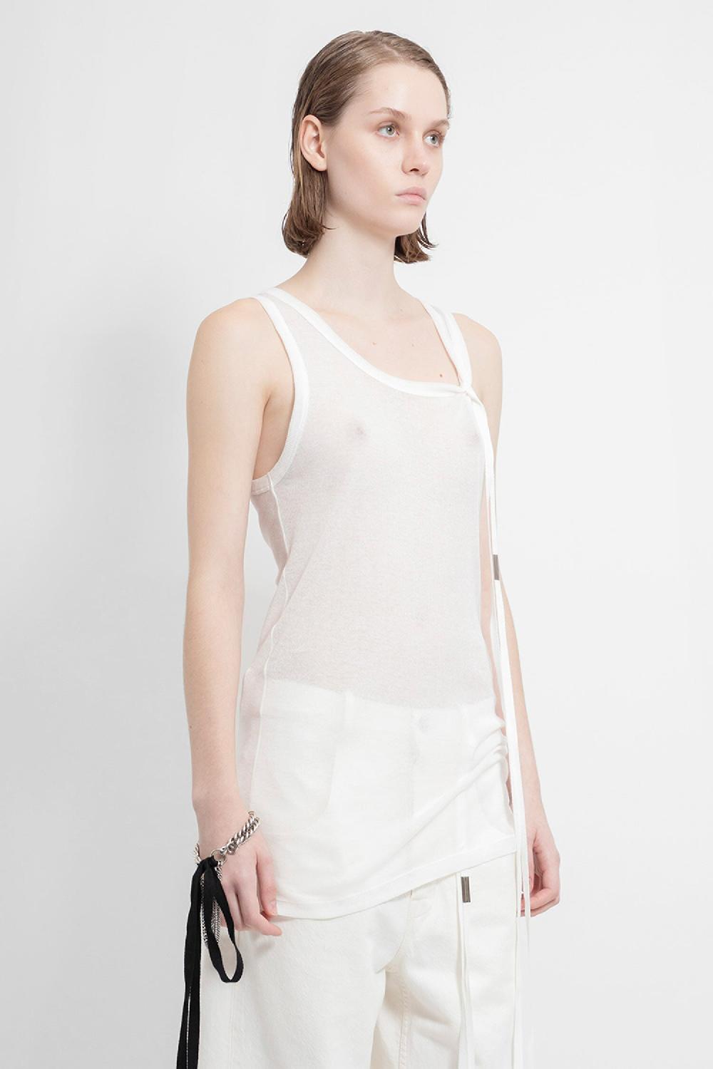 Antonioli ANN DEMEULEMEESTER WOMAN OFF-WHITE T-SHIRTS & TANK TOPS Italy