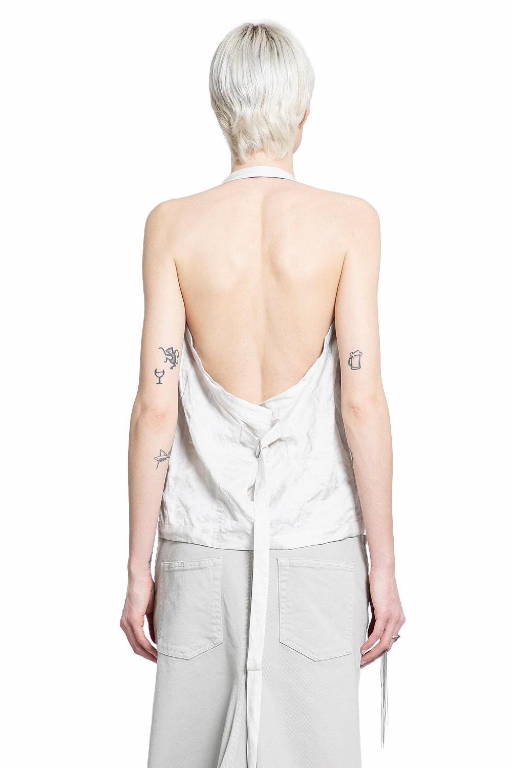 Antonioli ANN DEMEULEMEESTER WOMAN OFF-WHITE VESTS Italia