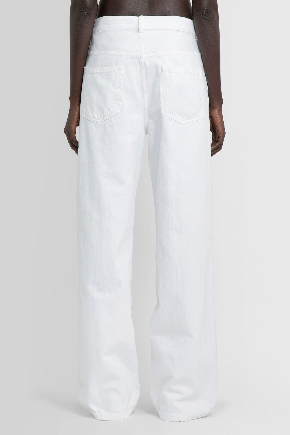 Antonioli ANN DEMEULEMEESTER WOMAN WHITE JEANS Promozione