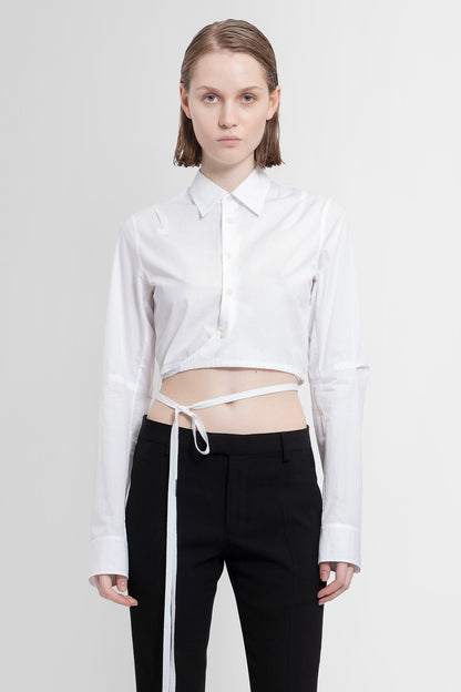 Antonioli ANN DEMEULEMEESTER WOMAN WHITE SHIRTS Qualità Garantita