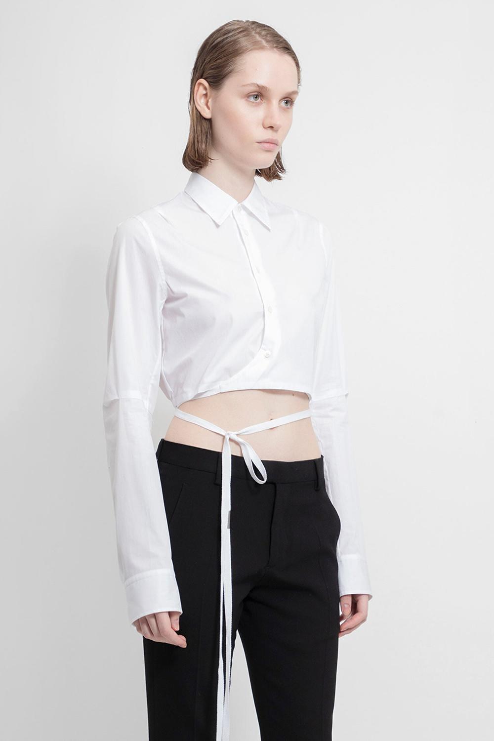 Antonioli ANN DEMEULEMEESTER WOMAN WHITE SHIRTS Qualità Garantita
