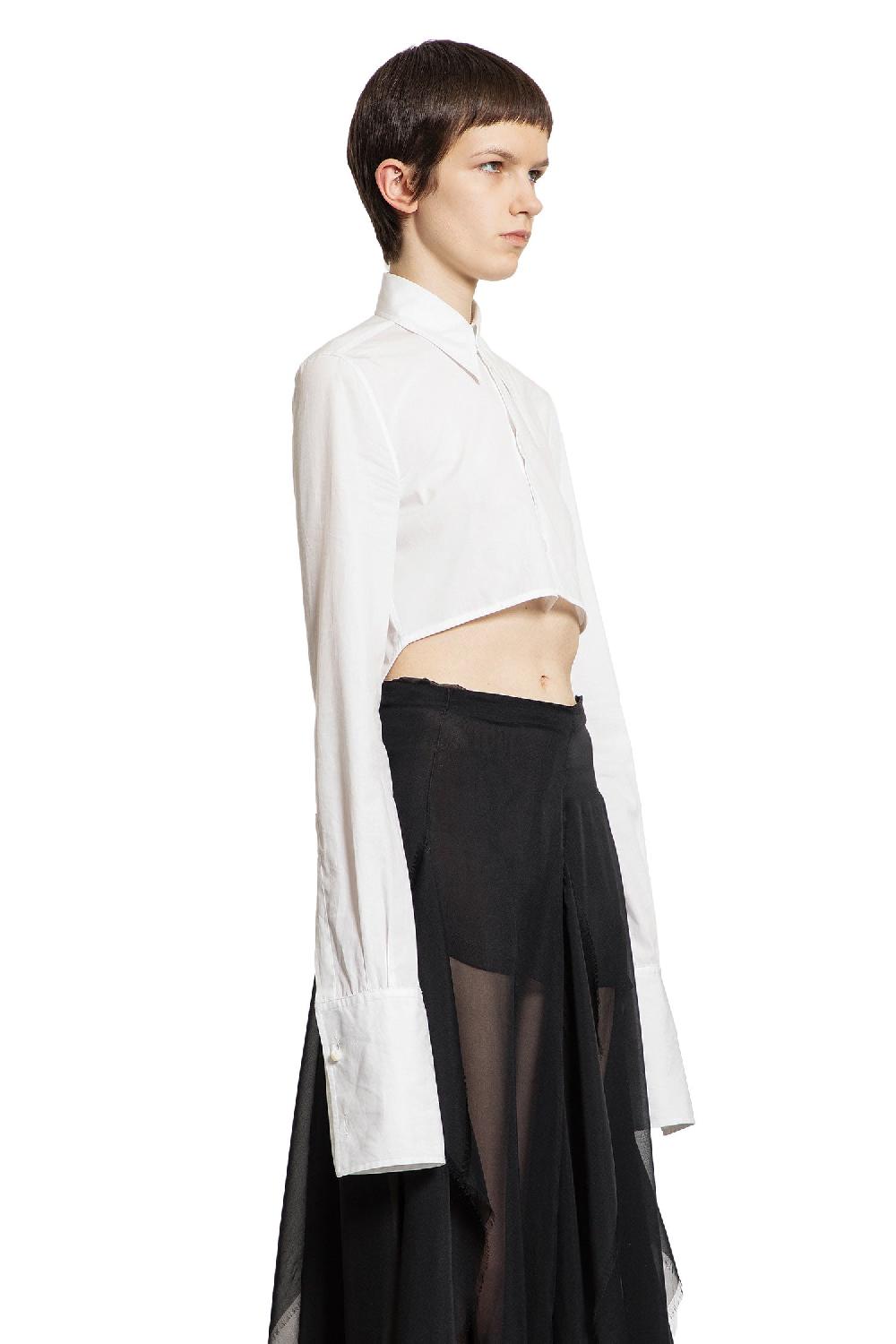 Antonioli ANN DEMEULEMEESTER WOMAN WHITE SHIRTS Negozi Online