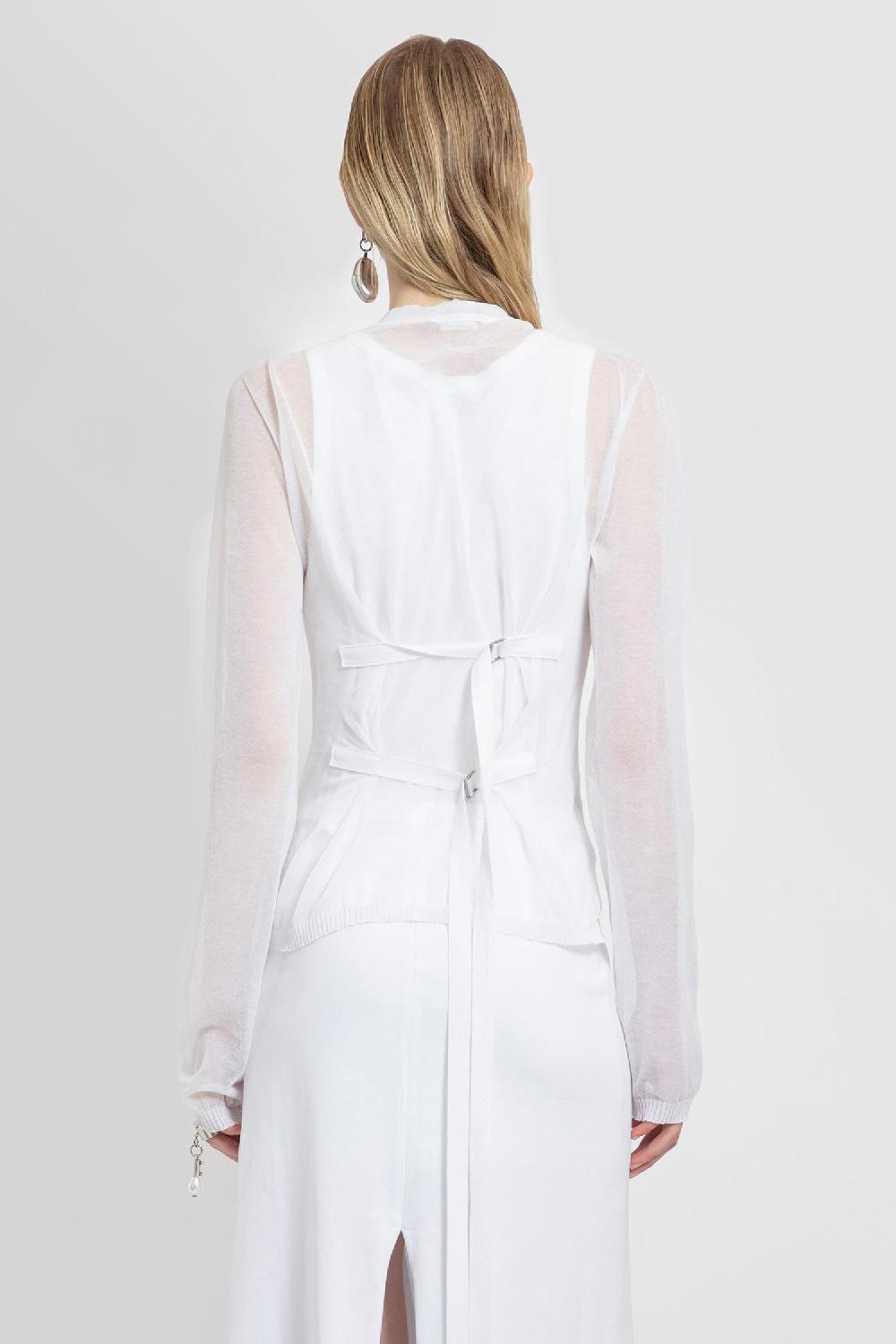 Antonioli ANN DEMEULEMEESTER WOMAN WHITE T-SHIRTS & TANK TOPS Shopping Online