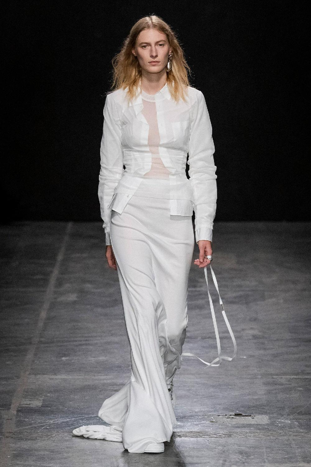 Antonioli ANN DEMEULEMEESTER WOMAN WHITE T-SHIRTS & TANK TOPS Shopping Online