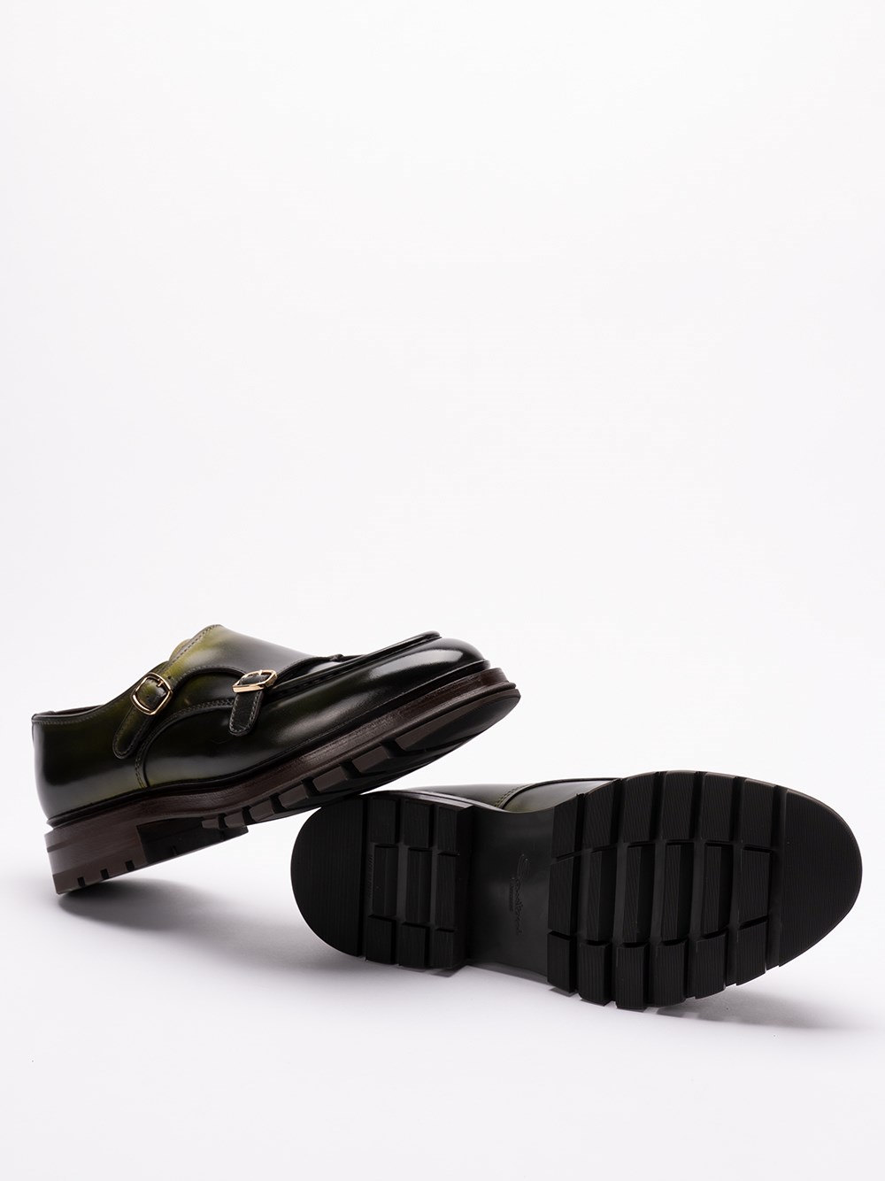 Santoni `Emric` Buckled Loafers Sottocosto