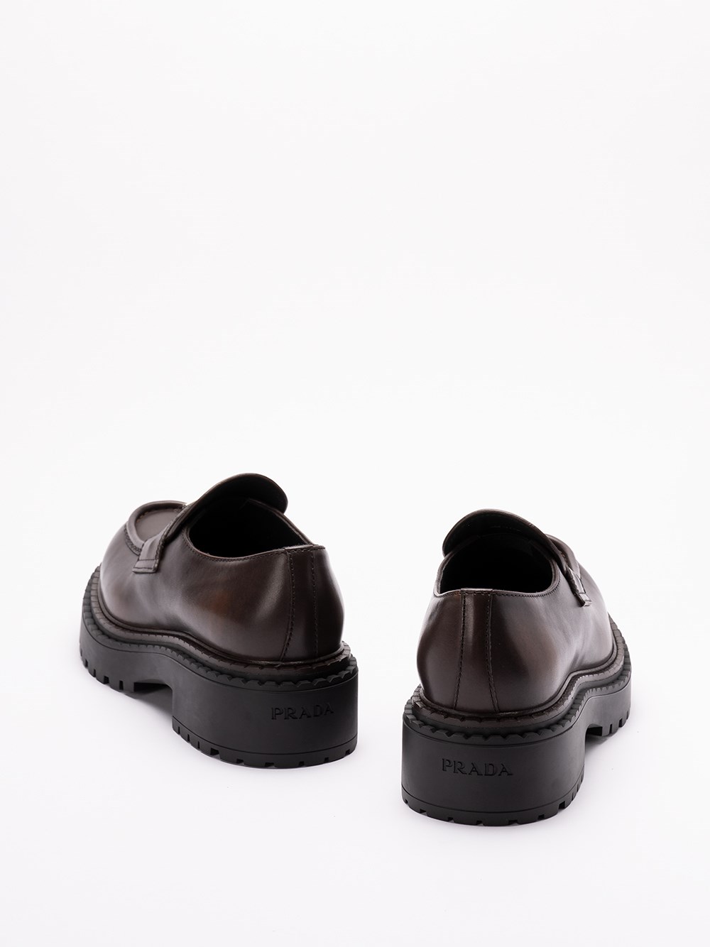 Prada Leather Loafers Convenienza