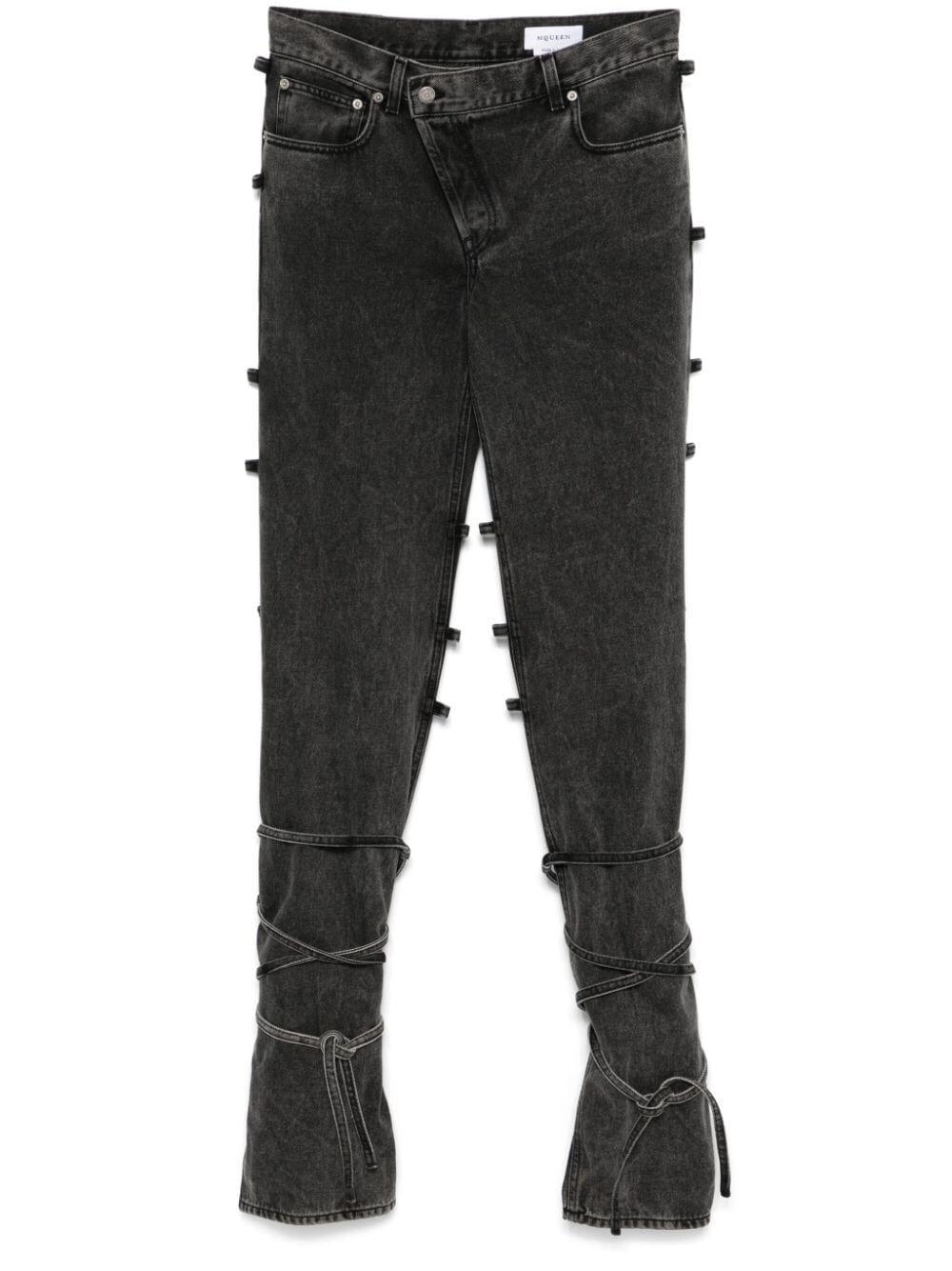 Alexander mcqueen Baggy Tied Jeans Nuova