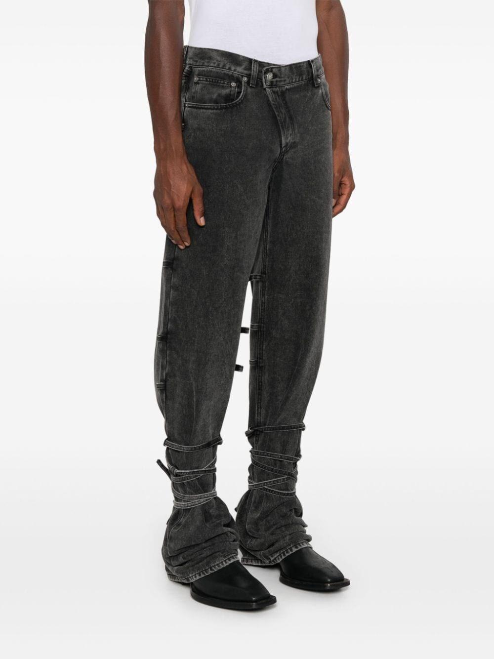Alexander mcqueen Baggy Tied Jeans Nuova