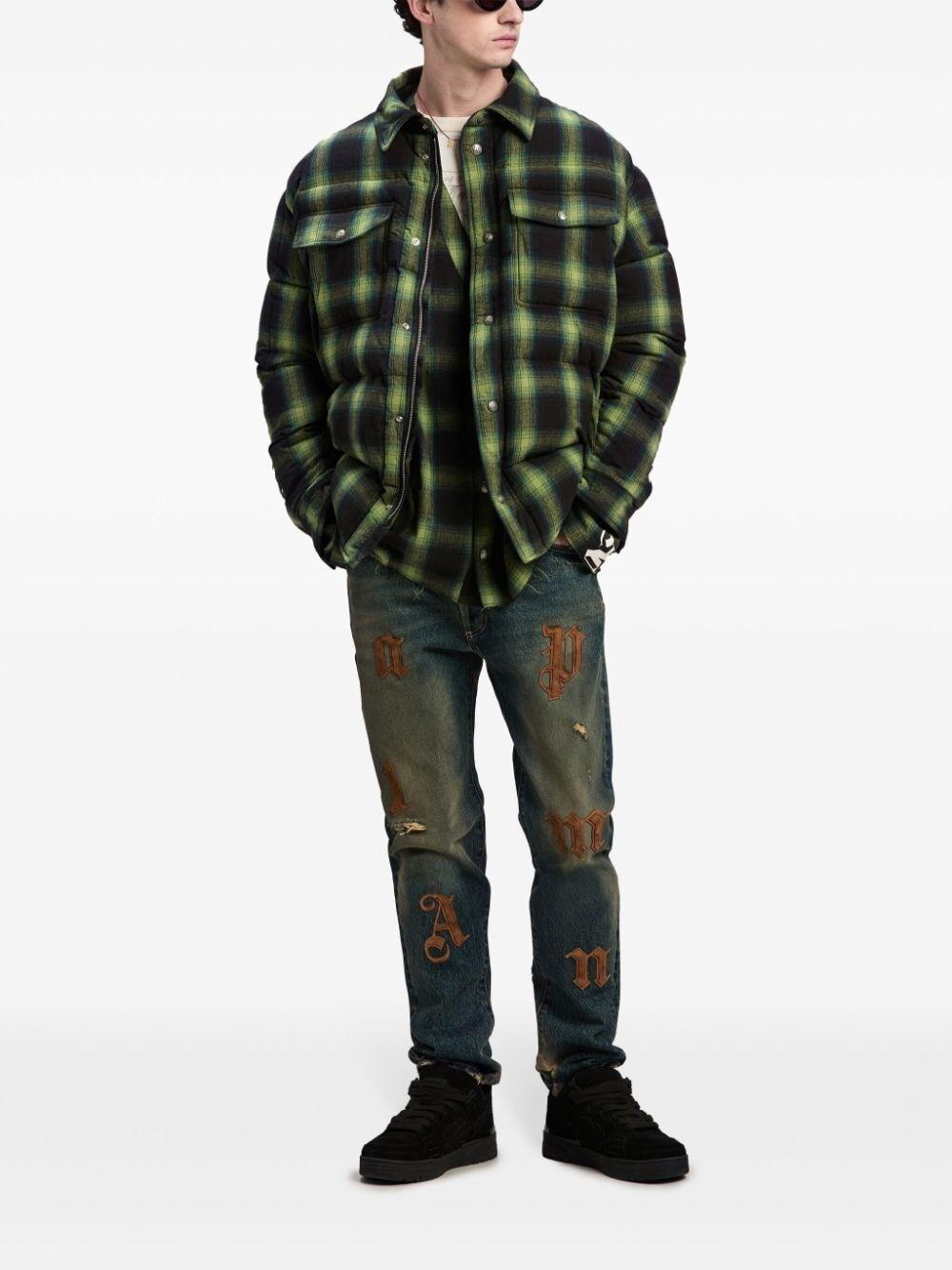 Palm angels `Vertigo` Padded Shirt Italy