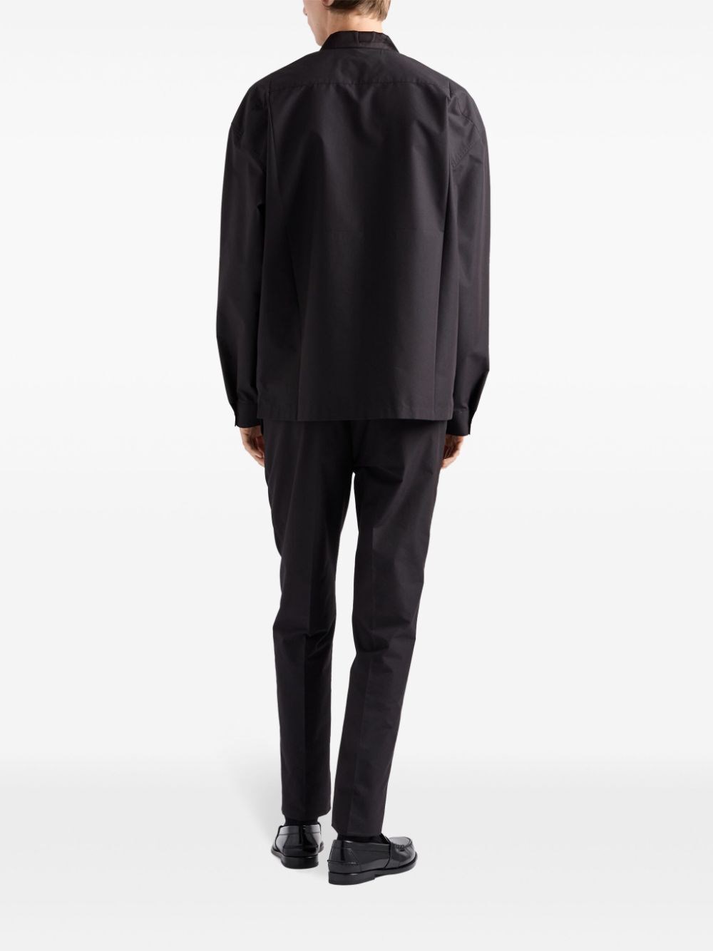 Prada Technical Cotton Shirt Qualità