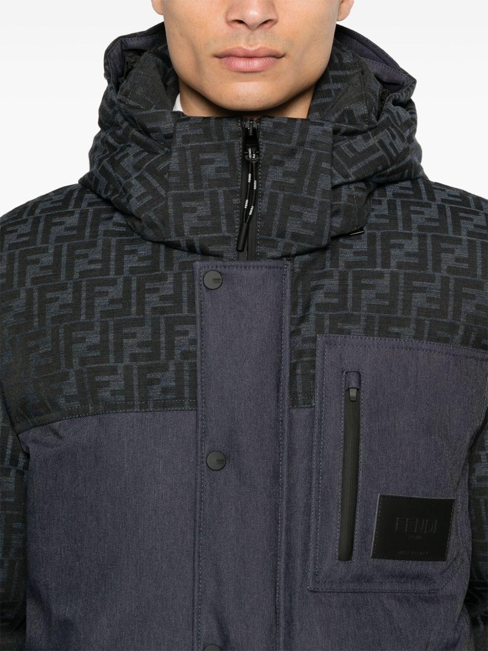 Fendi `FF Denim Tech` Padded Jacket Promozione