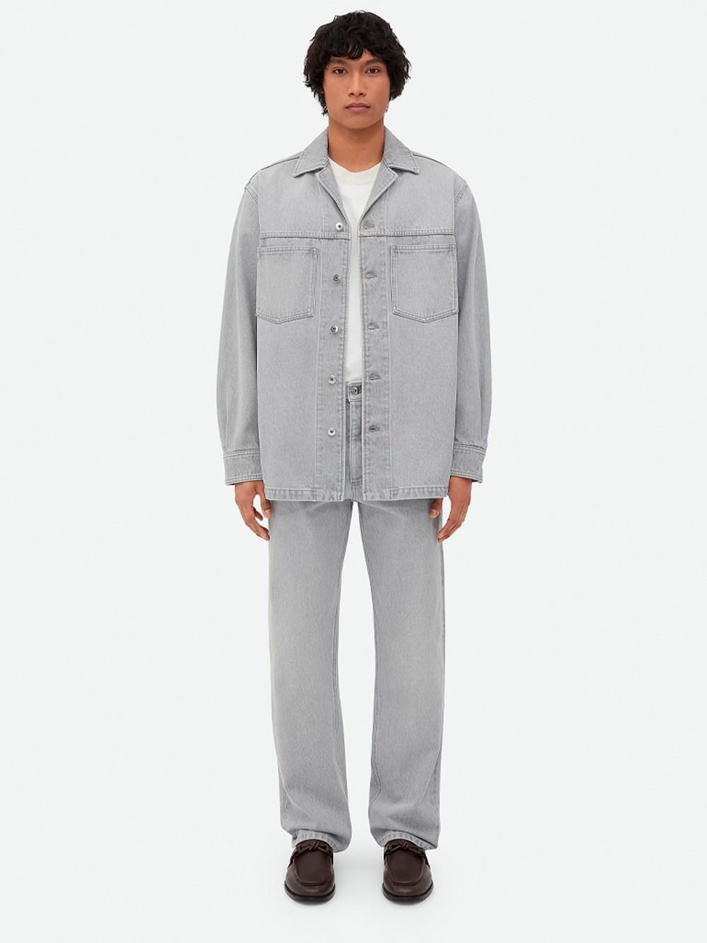 Bottega veneta Denim Shirt Prezzo Ridotto