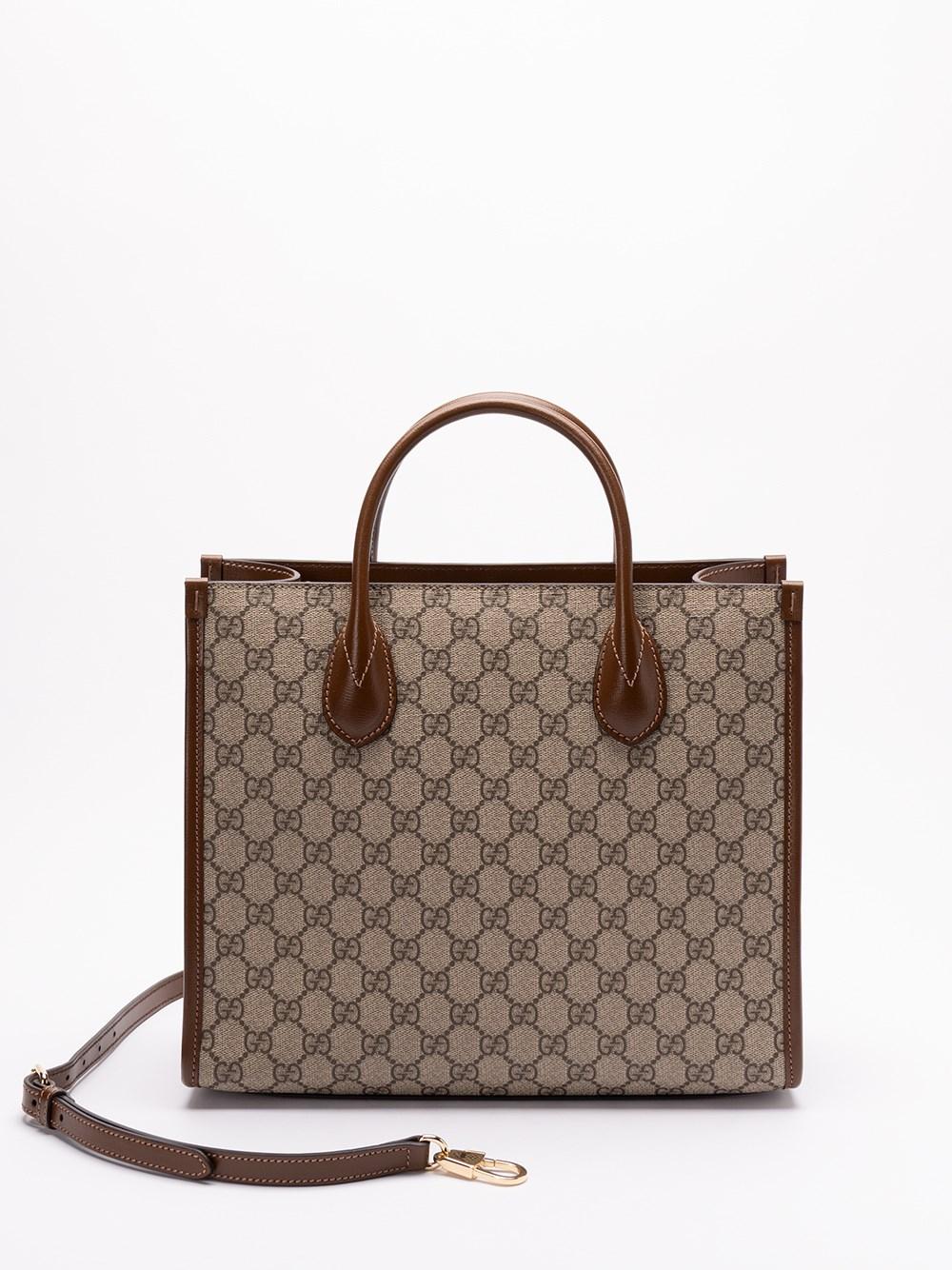 Gucci `Interlocking GG` Small Tote Economico