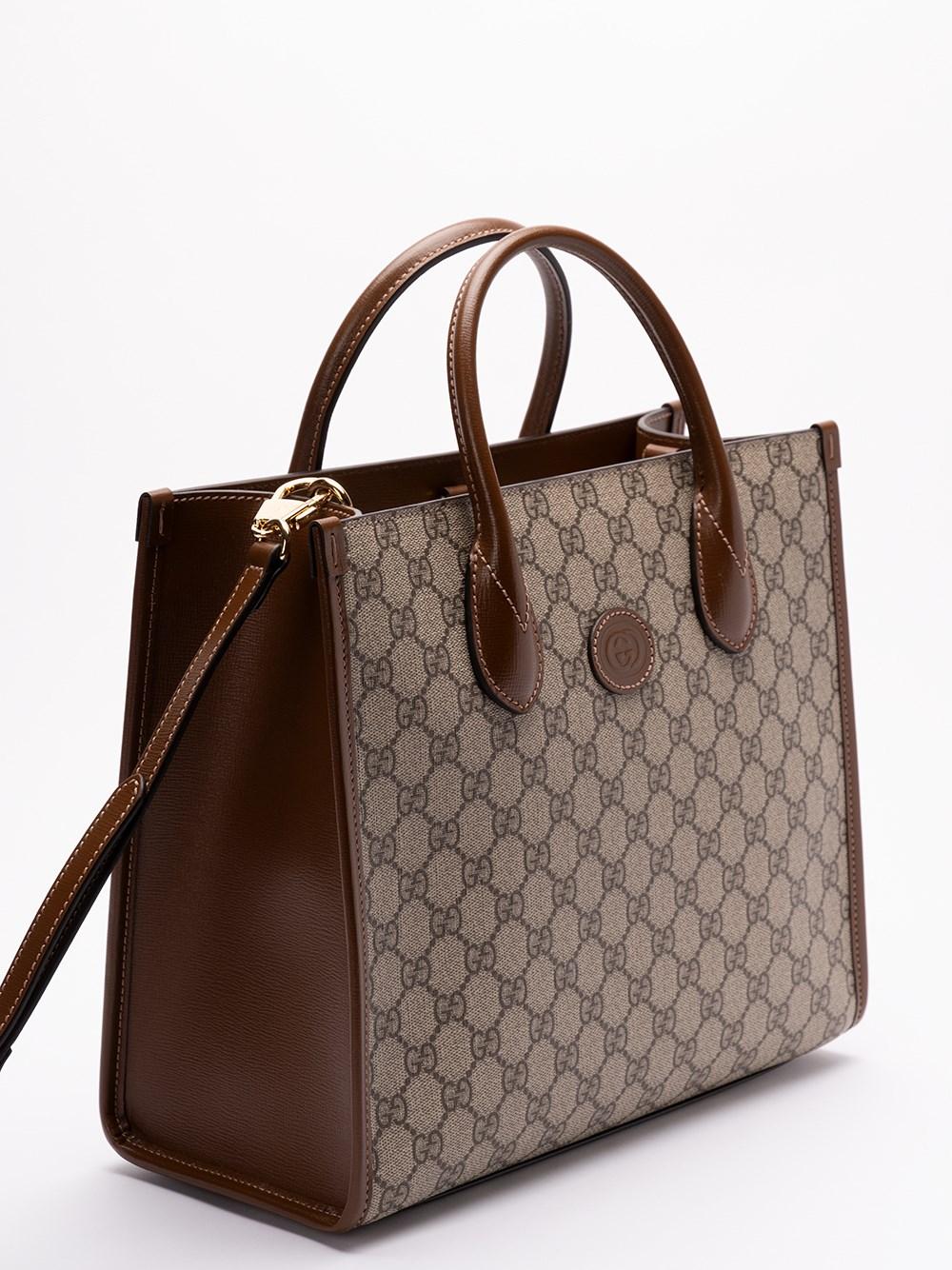 Gucci `Interlocking GG` Small Tote Economico