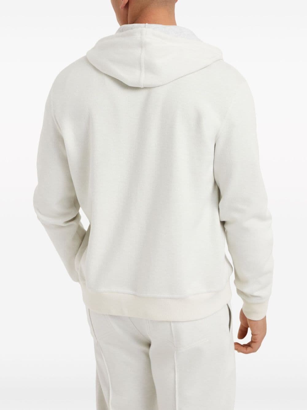 Brunello cucinelli Hooded Sweatshirt With Zipper In Vendita