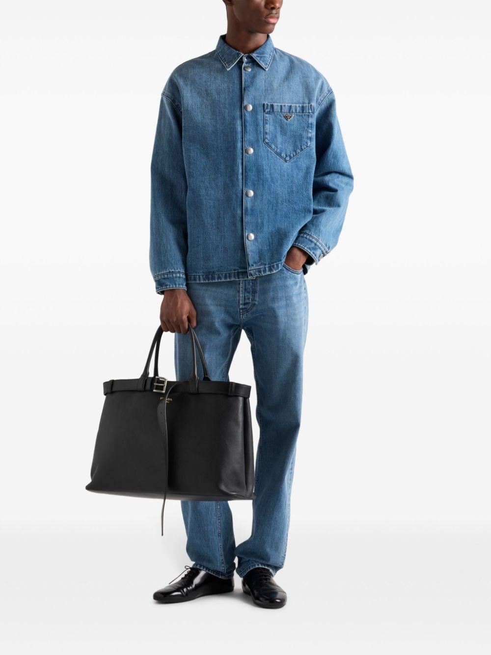 Prada Denim Shirt Negozio