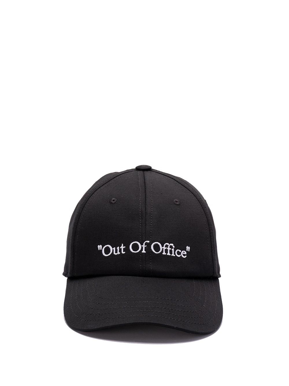 Off white `Out Of Office` Baseball Cap Moda