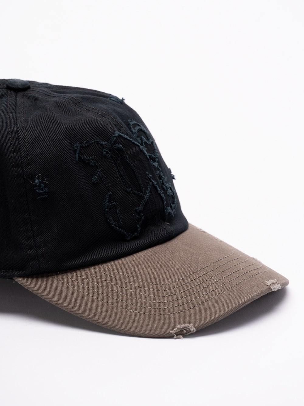 Palm angels `Ripped PA Monogram` Cap Nuovo