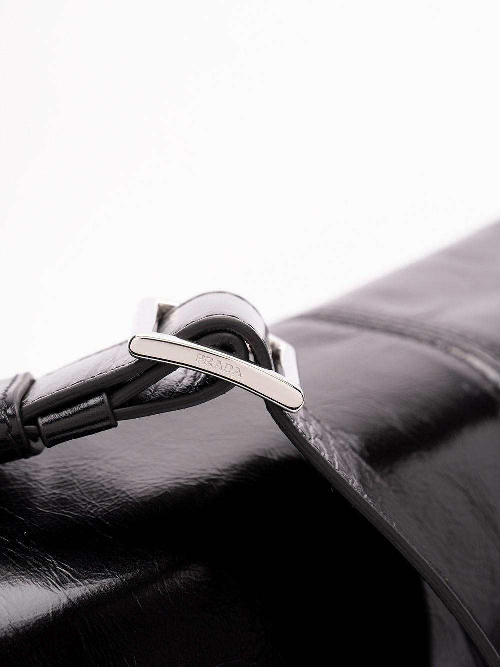Prada Leather Shoulder Bag Convenienza