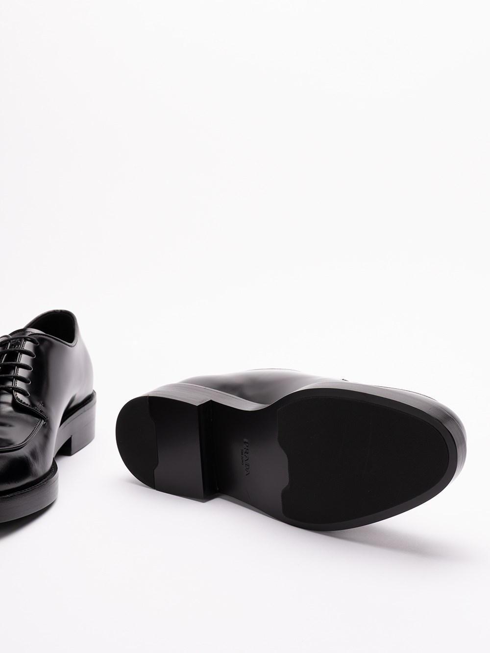 Prada Brushed Leather Derby Shoes Novità