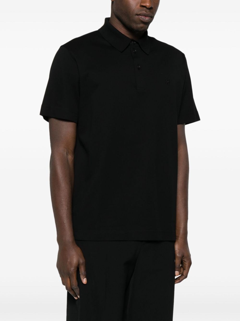 Givenchy Classic Fit Polo 3 Buttons With `4G` Detail Sconto