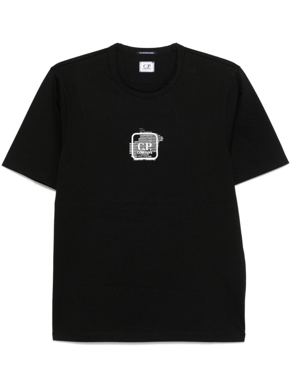 C.p. company `Metropolis Series` Blurred Logo Graphic T-Shirt Italia