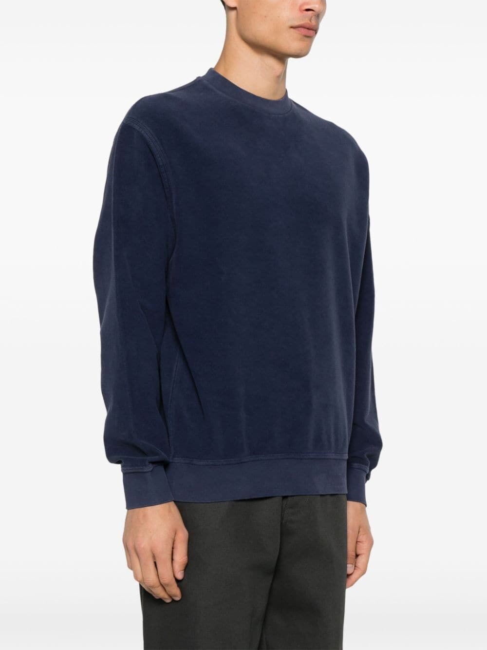 C.p. company `Brushed Emerized Diagonal Fleece` Crew-Neck Sweatshirt Affare Del Giorno