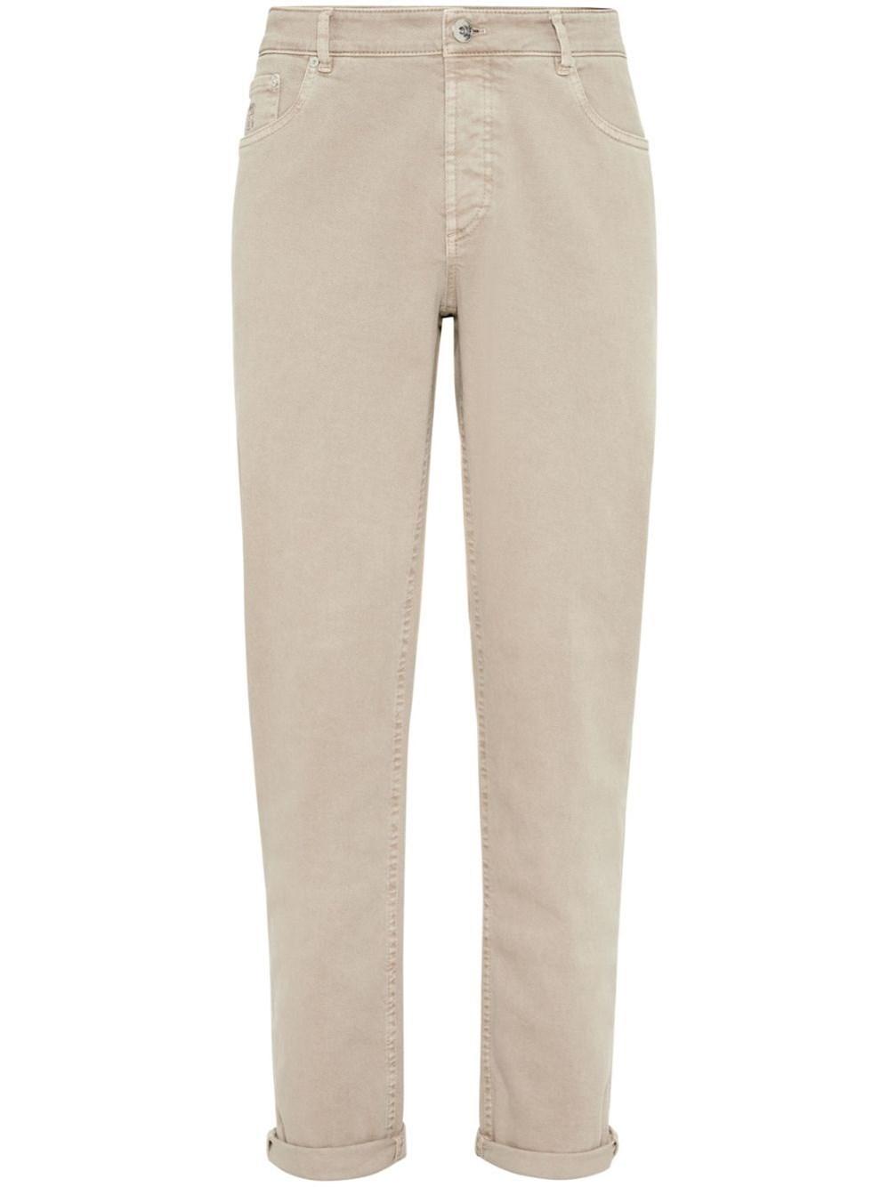 Brunello cucinelli Denim Traditional Fit Five-Pocket Pants Sottocosto
