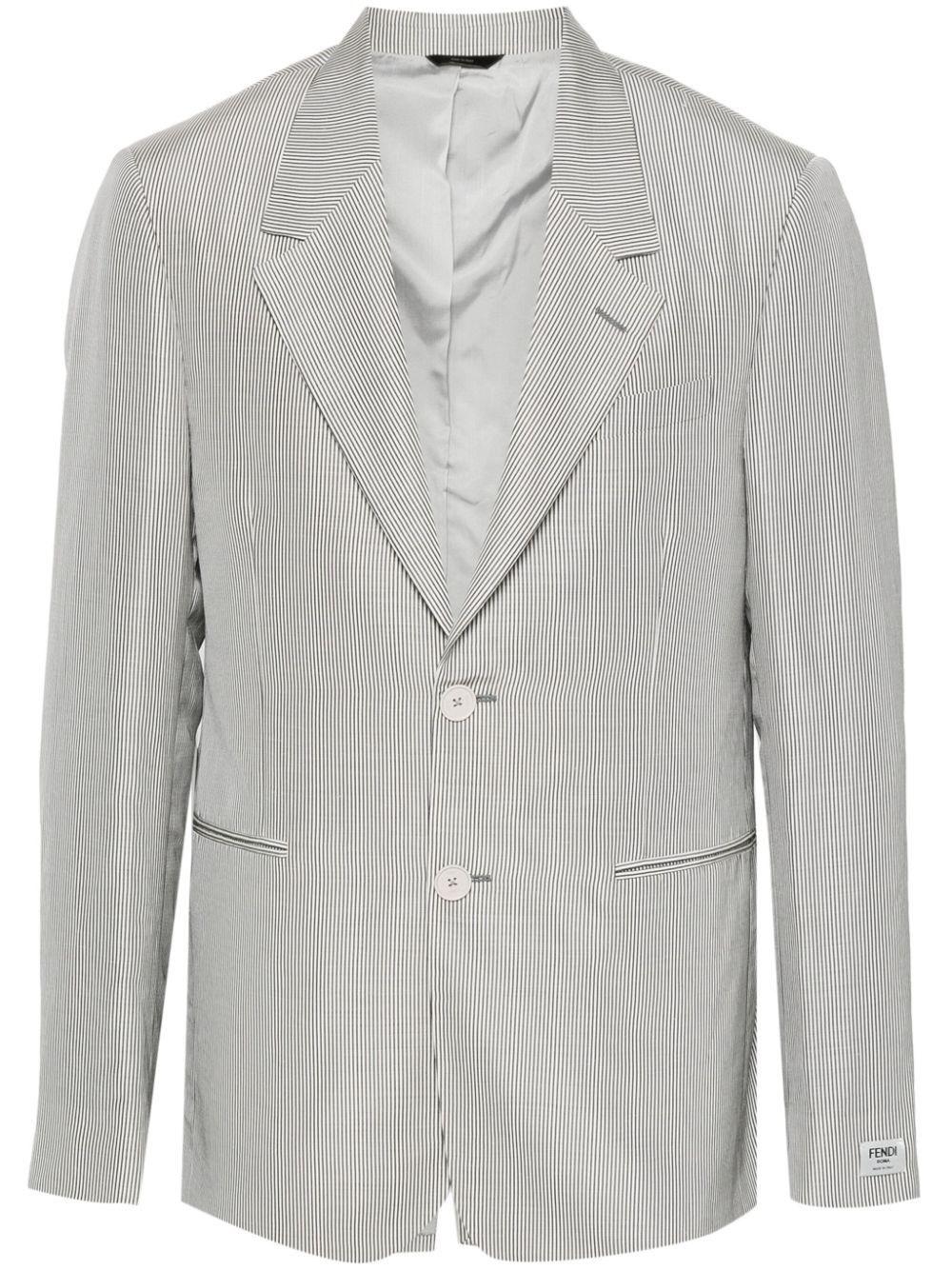 Fendi Striped Jacket Vendita Calda