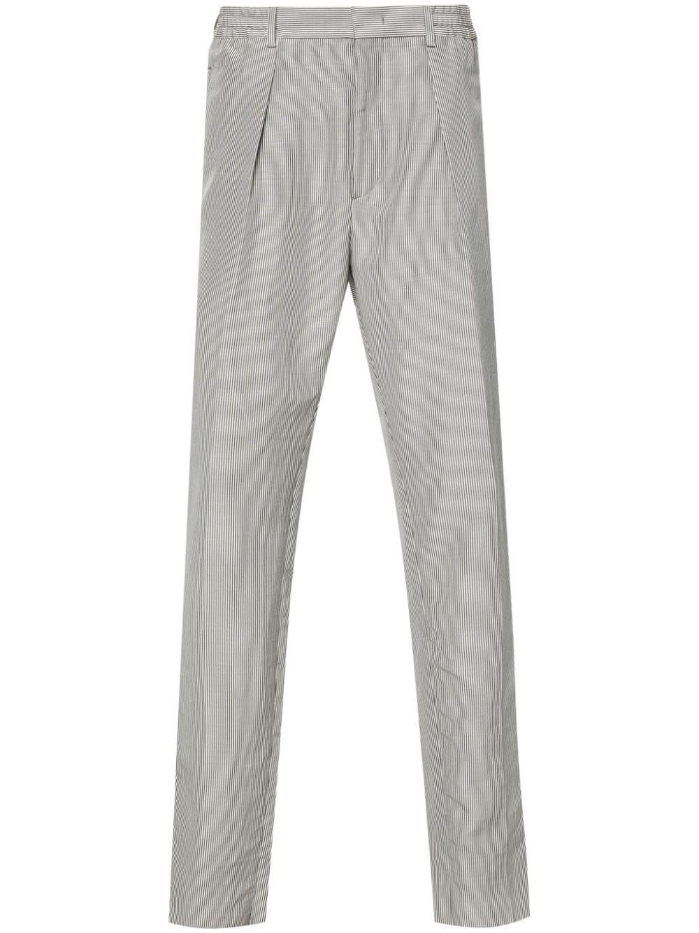 Fendi Striped Tailored Pants Vendita Economica