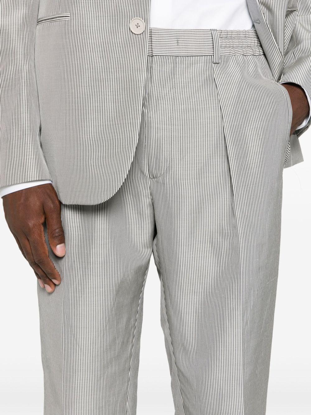 Fendi Striped Tailored Pants Vendita Economica