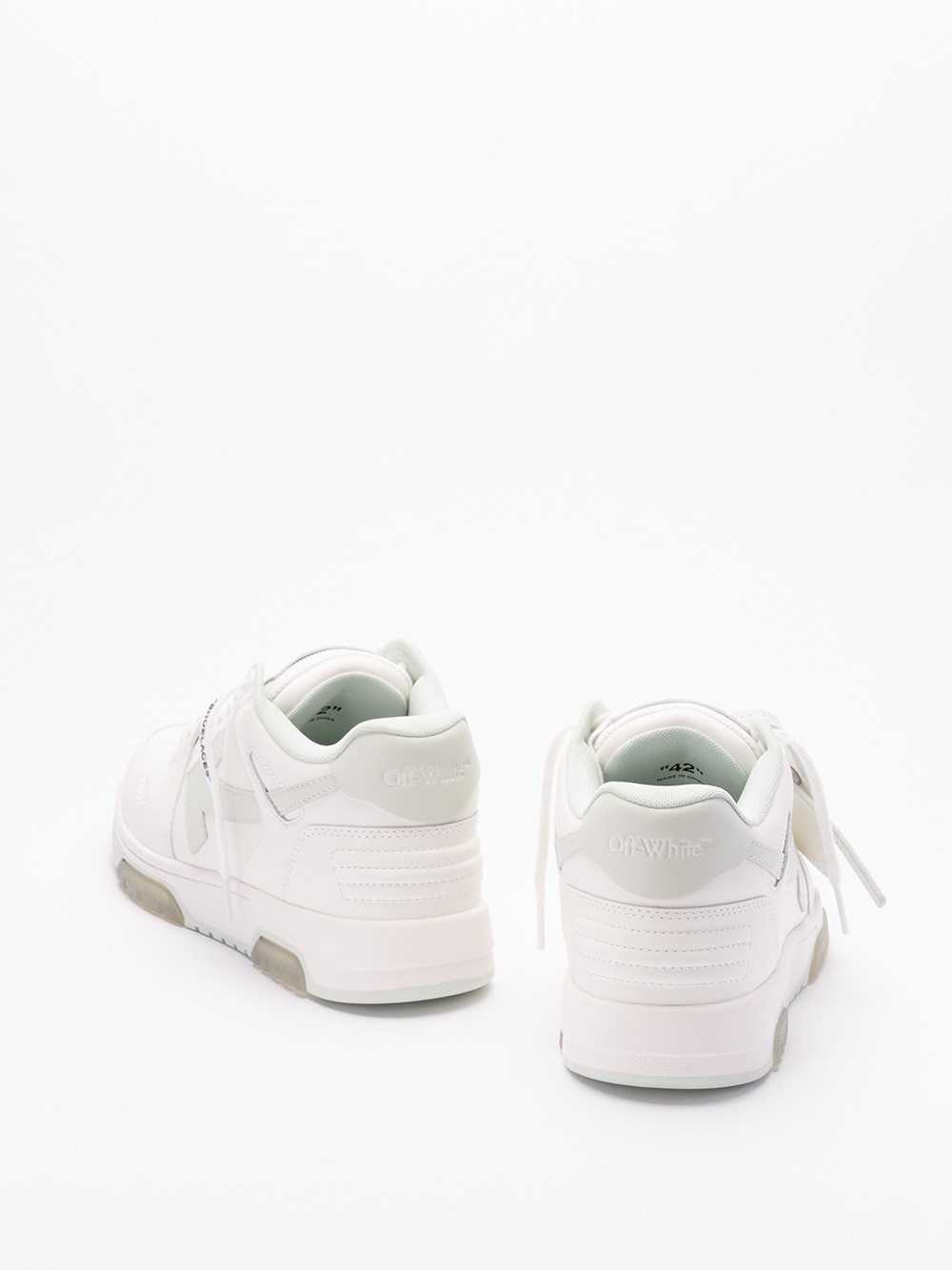 Off white `Out Of Office Calf Leather` Sneakers Nuovo
