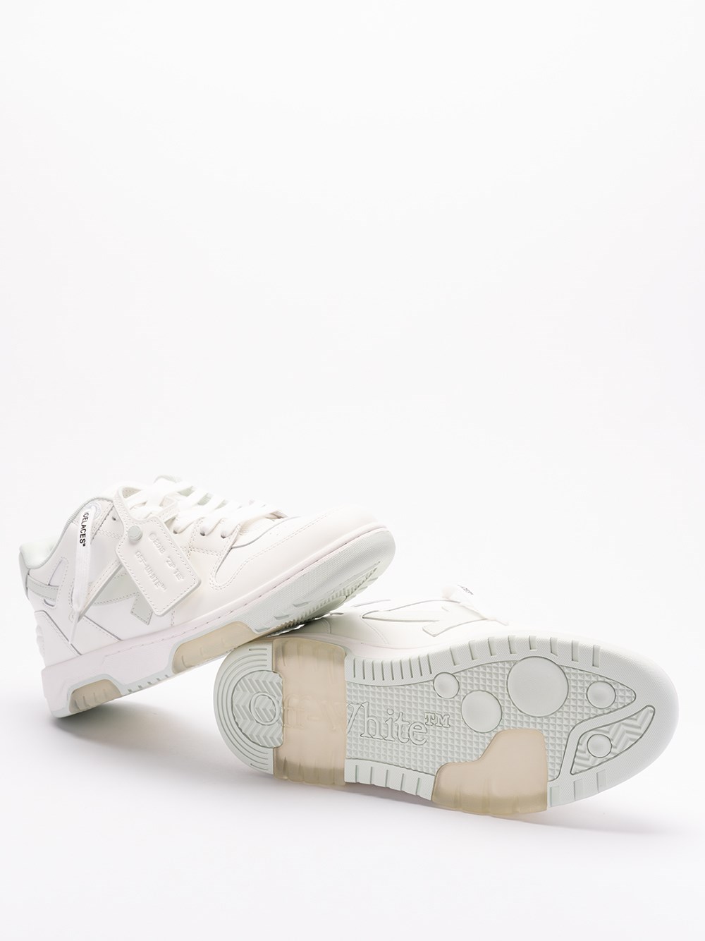 Off white `Out Of Office Calf Leather` Sneakers Nuovo
