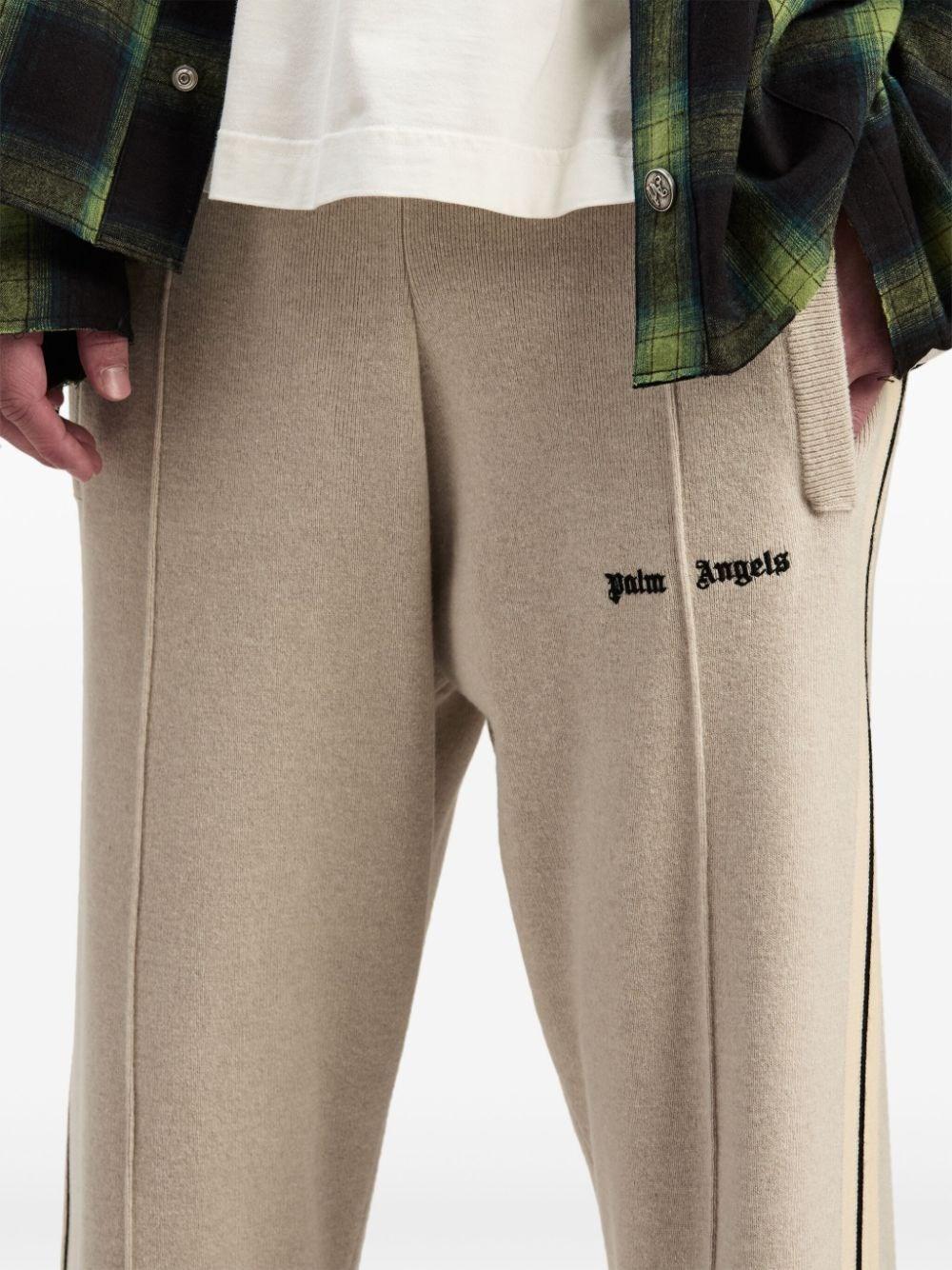 Palm angels `Classic Logo` Knit Track Pants Vendita