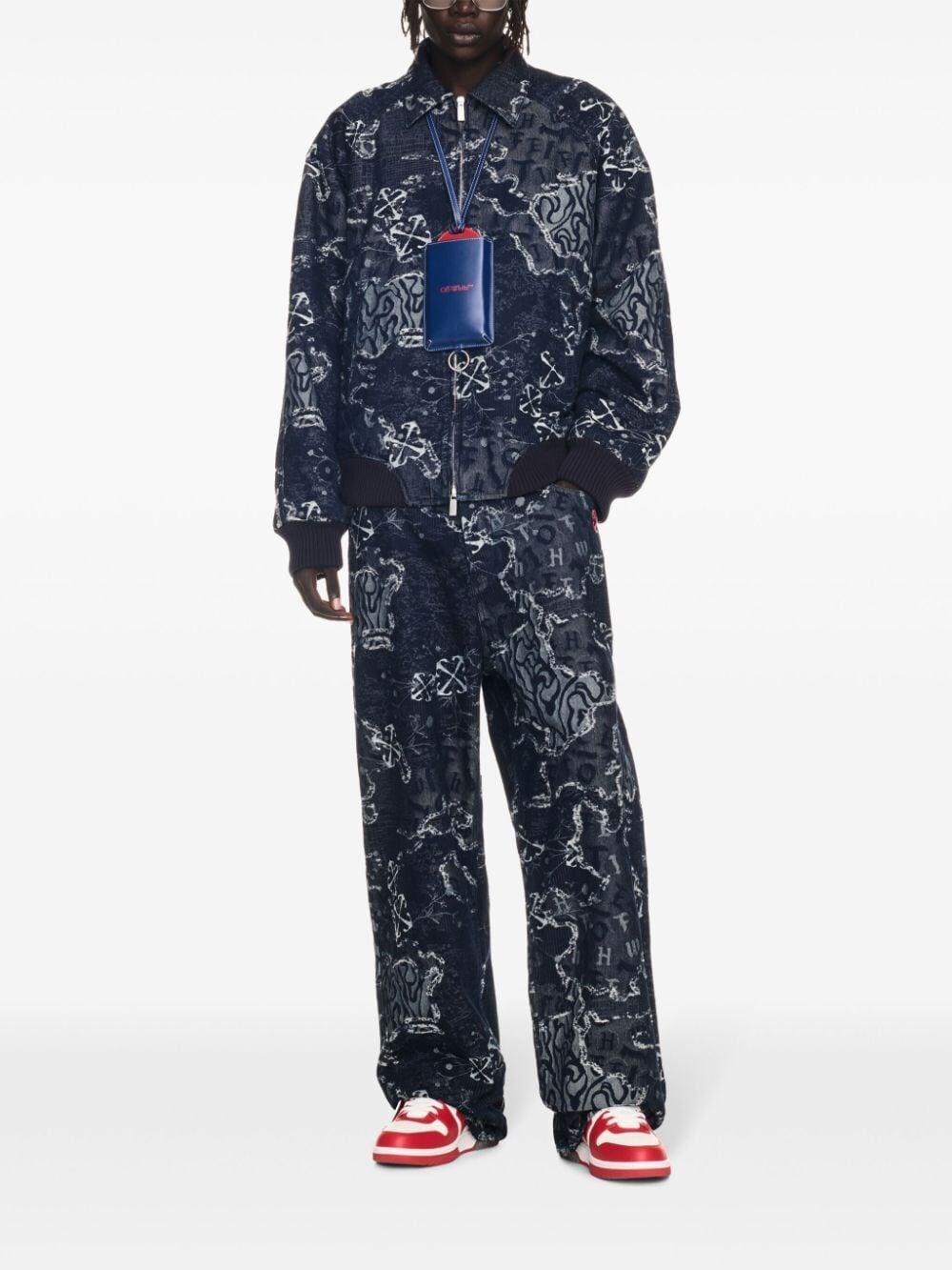 Off white `Camo` Straight Jeans Soddisfazione Garantita