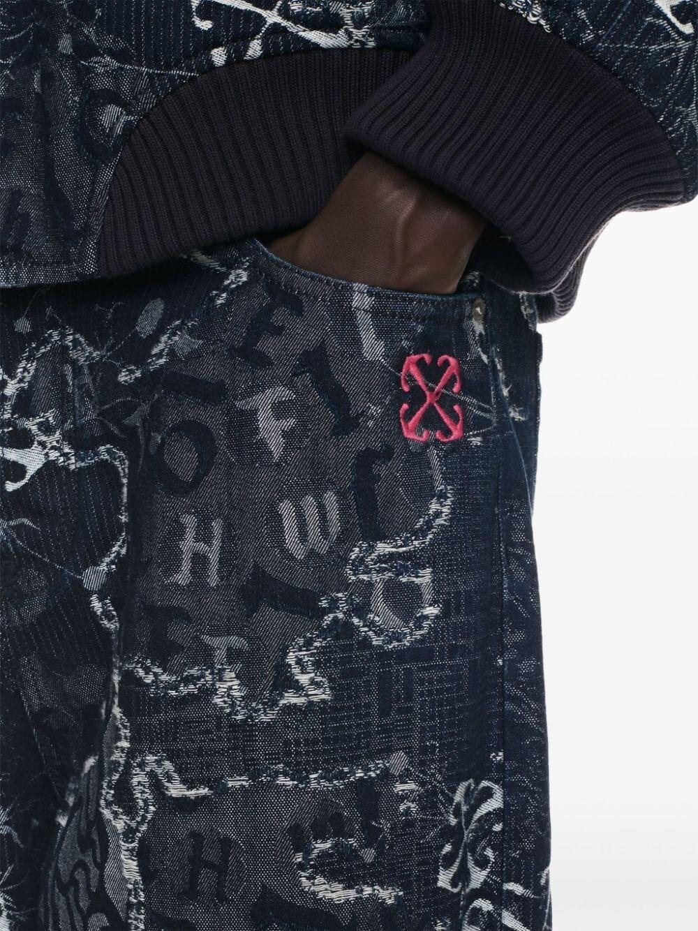 Off white `Camo` Straight Jeans Soddisfazione Garantita