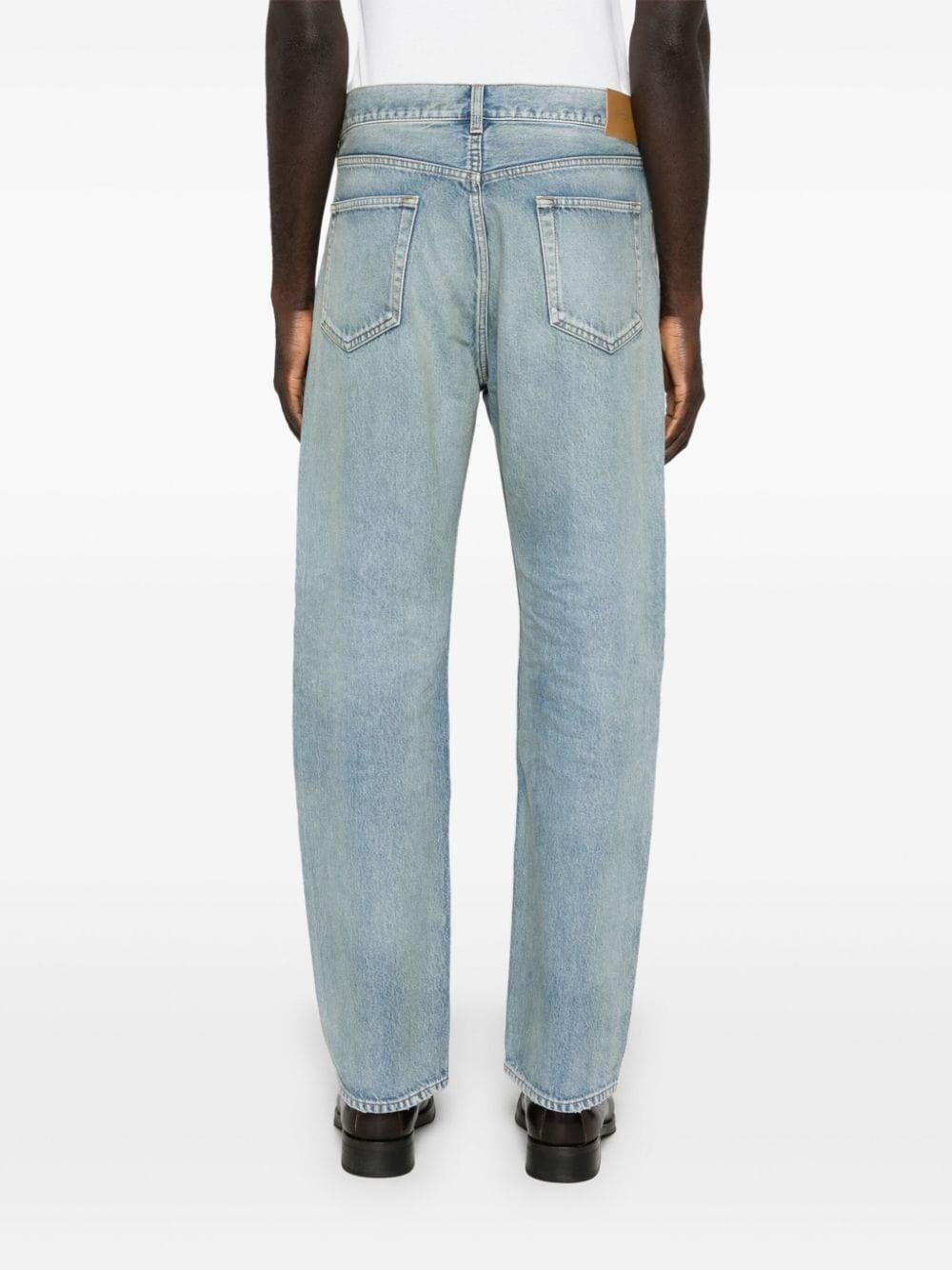 Saint laurent Loose Straight Jeans In Vendita