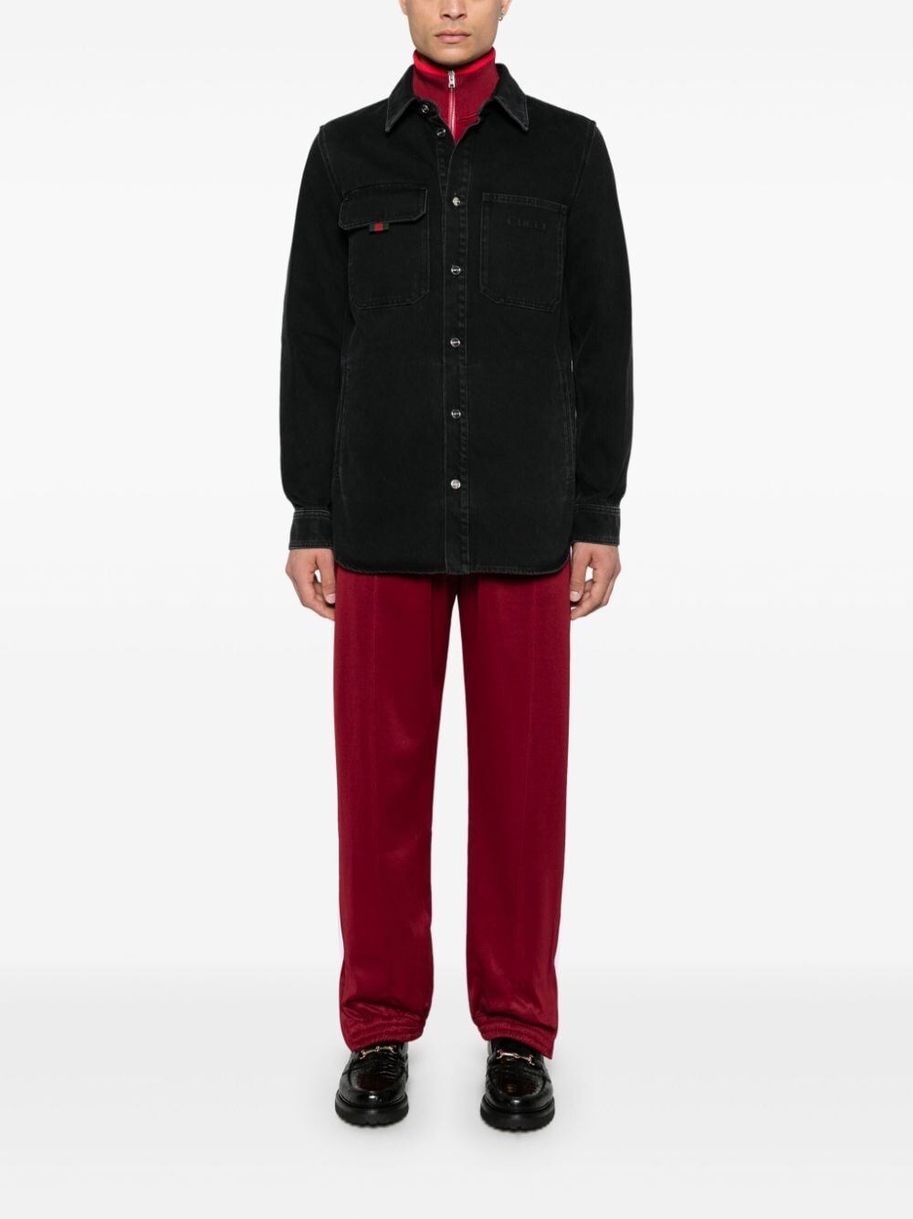 Gucci Denim Shirt In Vendita
