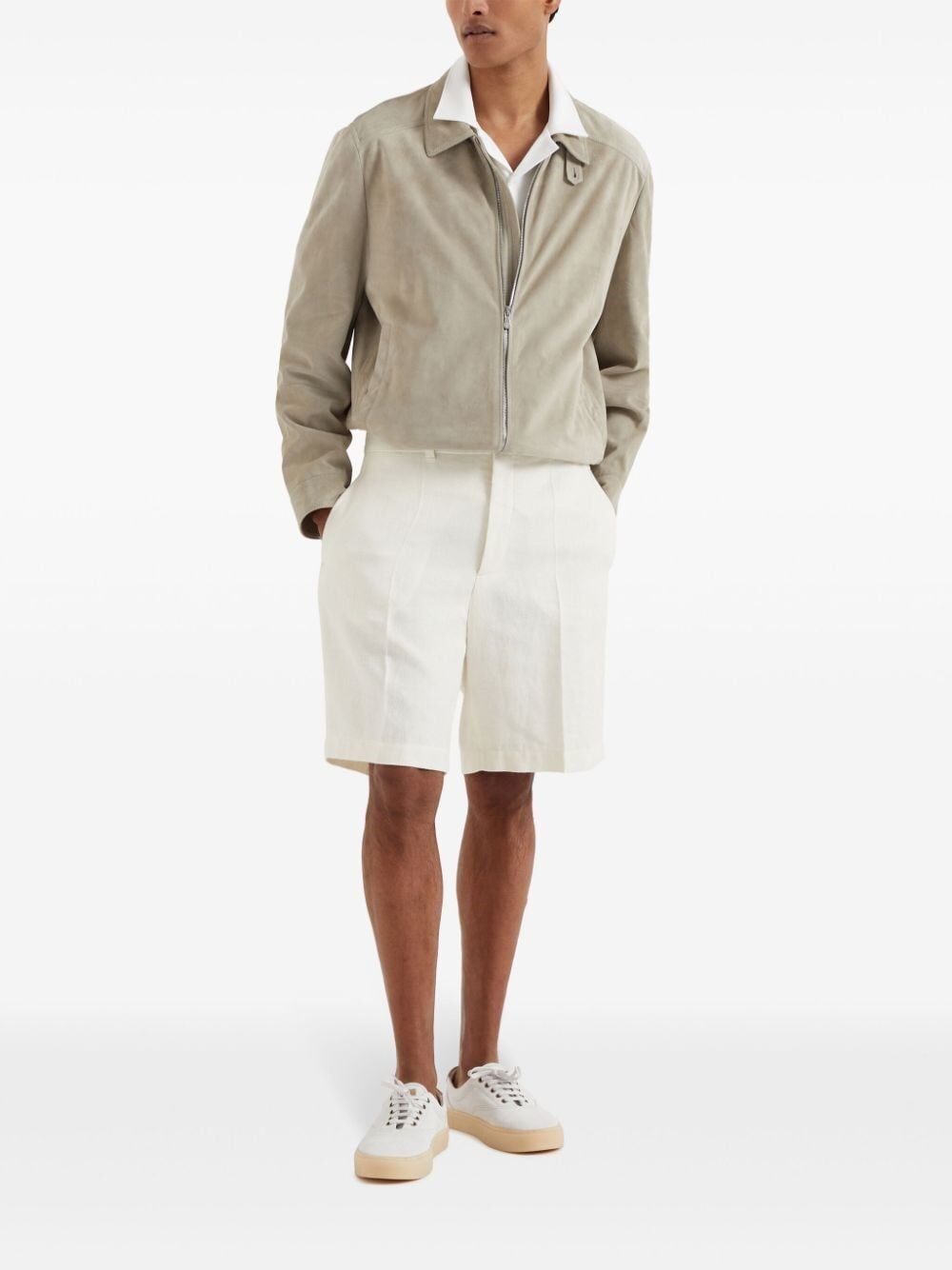 Brunello cucinelli Leather Jacket Vendite Flash