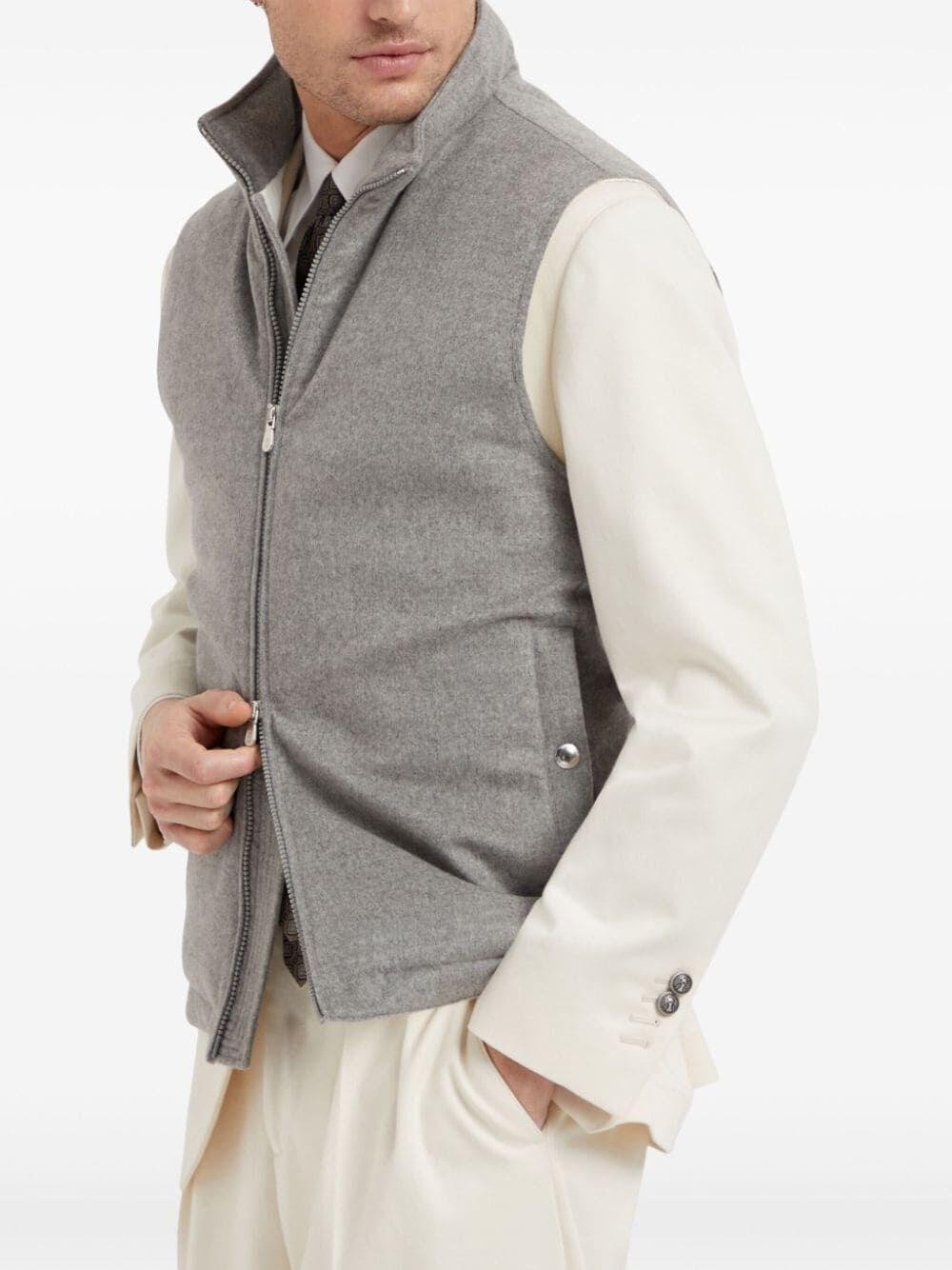 Brunello cucinelli Cashmere Padded Sleeveless Outerwear 2025