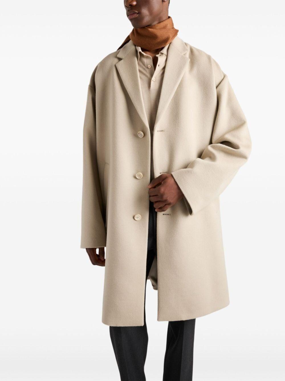 Prada Cashgora Coat Fino Al -60%