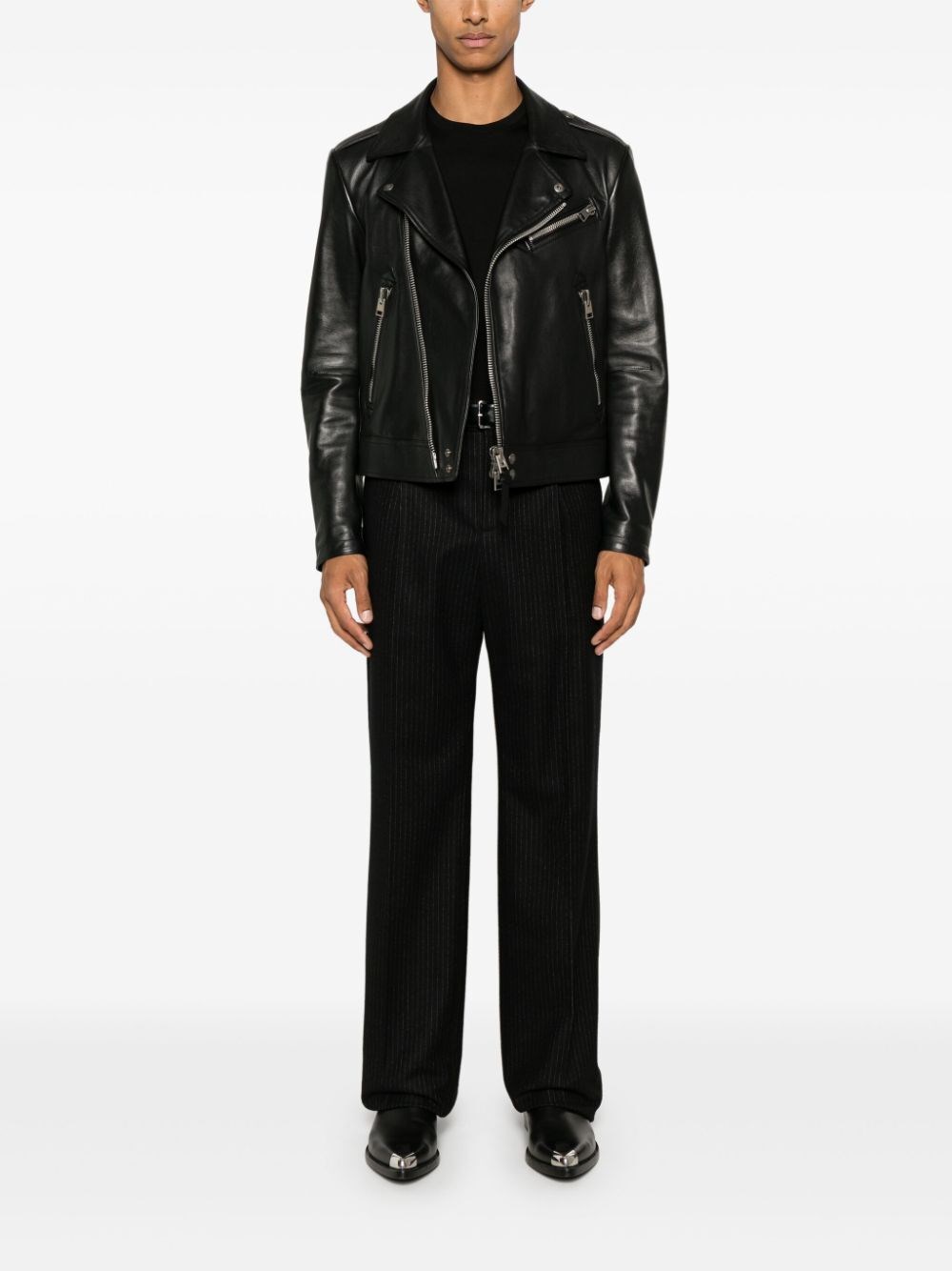 Saint laurent Crew-Neck T-Shirt Qualità